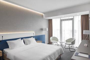 Фото номера Стандартный двухместный номер с 1 кроватью Отель Hotel ATRIUM г. Могилев 2