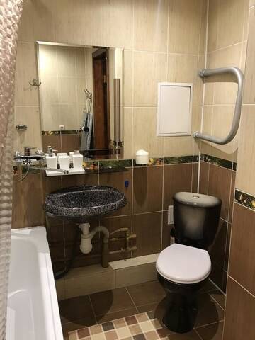 Фото номера Четырехместный номер &quot;Комфорт&quot; Апартаменты Apartment Luks г. Могилев 9